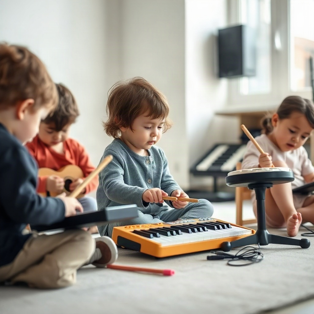 Kids making music